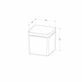 thumbnail image 2 of South Shore Dalya, Scandinavian Table, Square Pink, 2 of 8