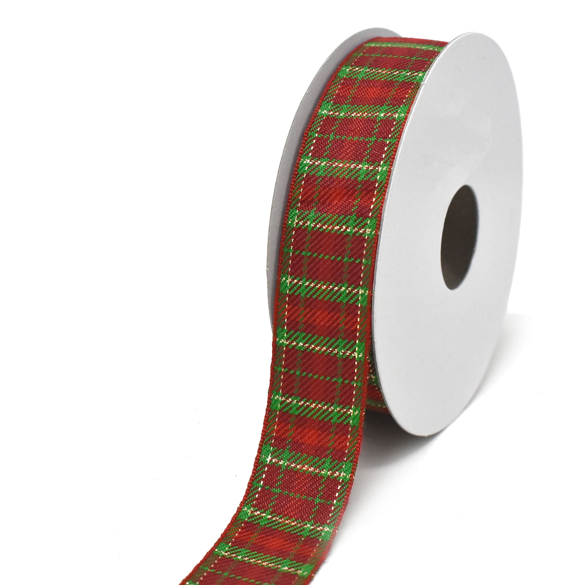 Christmas Tartan Plaid Ribbon, 7/8Inch, 10Yard  Walmart.com