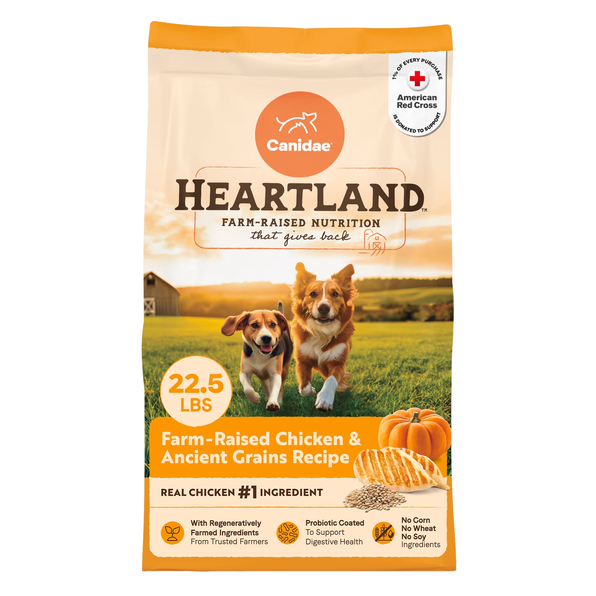 Canidae Heartland Farm-Raised Chicken & Ancient Grains Dog Food, 22.5 lb. Bag