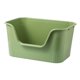 thumbnail image 2 of Cajas de arena para gatos de lados altos, bacinilla, inodoro para gatitos, contenedor de arena para gatos de lados altos Verde S, 2 of 9