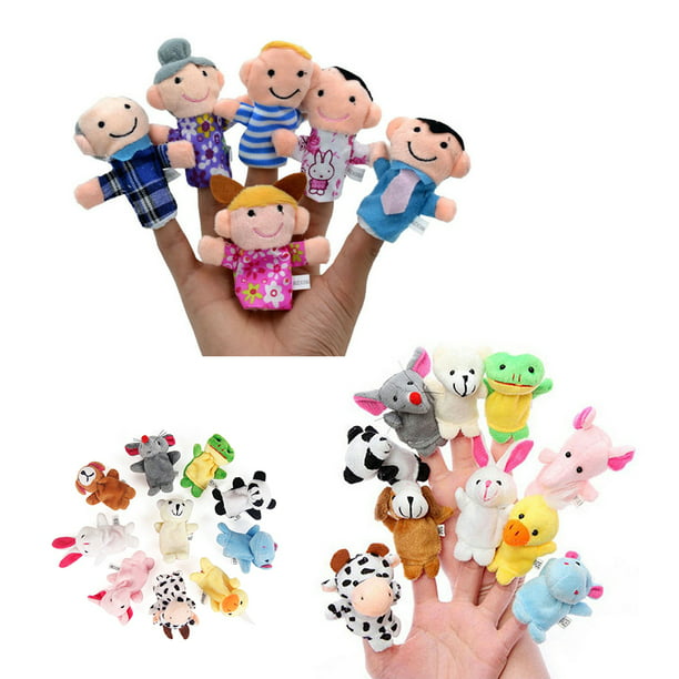 10Pcs Belles Marionnettes À Doigts D'animaux Poupée De Bande Dessinée  Mignonne Jouets Cadeaux pour vos enfants