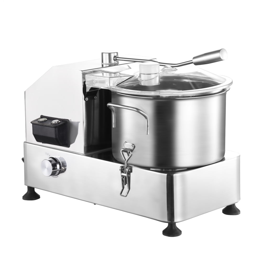 Commercial-Grade Variable Speed Food Processor with 8QT Stainless Steel Bowl - Heavy-Duty Vegetable Chopper & Meat Grinder for Professional Kitchens