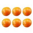 thumbnail image 1 of 6 piezas naranjas artificiales frutas de espuma realistas accesorios de fotografía para la cocina de la tienda, 1 of 4