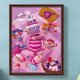 thumbnail image 3 of Pintura De Diamante 5D DIY Kit De Gato De Taladro Redondo Completo Decoración Del Hogar 30x40cm Rosa, 3 of 9