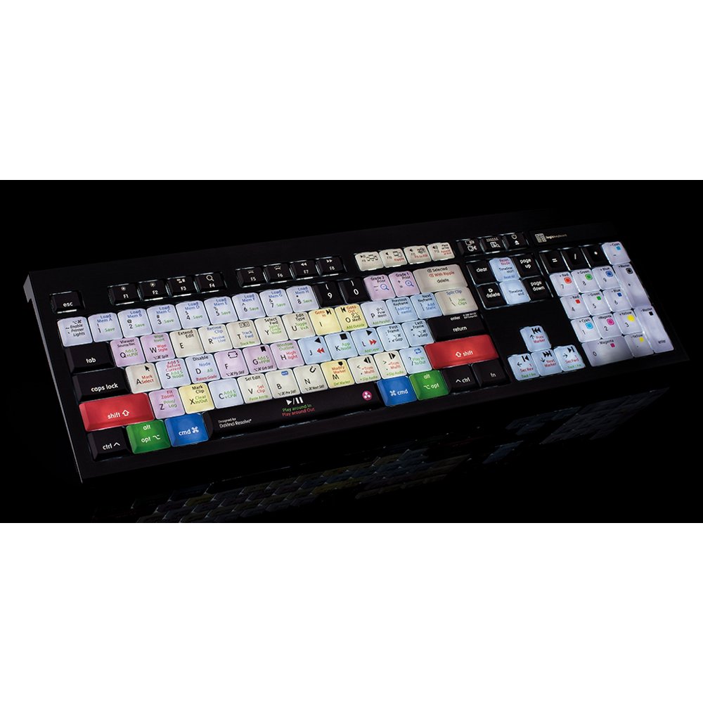 LogicKeyboard Blackmagic ColorCoded Shortcut DaVinci Resolve Mac