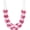 01-Hot pink, variant on Chunky Layered Beaded Necklaces for Women Multi Strand Statement Necklace Fashion Jewelry Birthday Gifts for Mom[n8195]