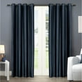 thumbnail image 3 of Exclusive Home Chatra Faux Silk Grommet Top Curtain Panel Pair, 54"x84", Winter White, 3 of 4