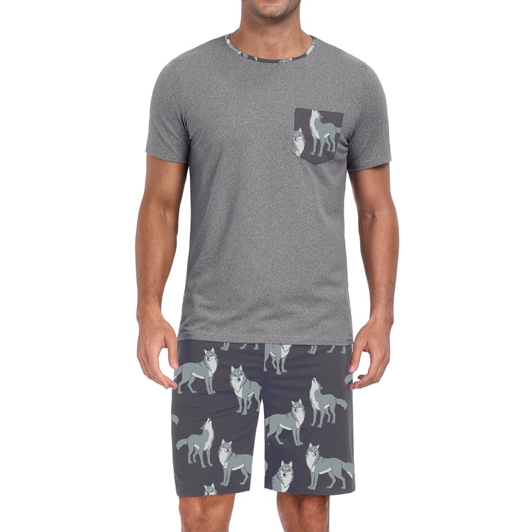 Giruns Men's Two-Piece Pajama Set with Shorts photo 1