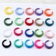 thumbnail image 2 of Granjero Gordo Pendientes huecos geométricos de acrílico simples Pendientes de color caramelo en forma de C, pendientes de resina de colores con grandes bucles-D06, 2 of 5