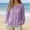 Purple, variant on Cotton Linen Sun Shirts for Women Thin Balloon Long Sleeve Uv Protection Shirts for Women Solid Color Tops Workout Tops Lightweight Linen Blouses Long Sleeve Sun Shirt Women Black L