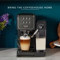 thumbnail image 6 of Mr. Coffee One Touch CoffeeHouse+ Espresso, Cappuccino, and Latte Maker, Grey, 6 of 6