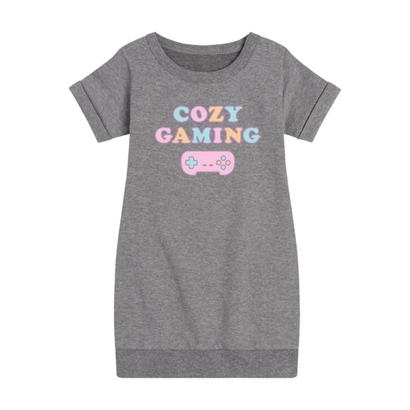 Instant Message - Cozy Gaming - Toddler & Youth Girls Fleece Dress