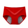thumbnail image 3 of Aayomet Culottes Physiologiques pour Femmes en Coton Pur Anti-Fuite Menstruelle (Rouge, TG), 3 of 4