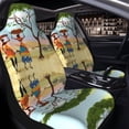 thumbnail image 4 of Goofa African Women Printed Car Seat Covers, Automotive Seat Covers for Cars Trucks and SUVs, Quick Setup Universal Fit Elastic Seat Covers-, 4 of 6