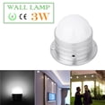 thumbnail image 1 of Lámpara De Pared Led A Prueba De Agua 3W Luz De Noche Blanca Cálida Para Exterior Plaza Entrada Jardín Ktv Bar Restaurante sonducket HA024596-02, 1 of 7