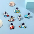 thumbnail image 4 of GKNET Blue Planet Earth Space Brooches Lapel Collar Pin Corsage Jewellery Wholesale！-58, 4 of 9
