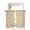 Beige, variant on Vintage Floral Curtains 45 Inch Length, Sheer Curtains for Bedroom Living Room Window Spring Dandelion Flowers Rustic Black Rod Pocket Voile Drapes Kitchen Curtains Small Half Window 42"x45" 2 Panels
