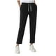 thumbnail image 2 of Pincandy Women's Solid Color Sweatpants - Elastic Waist with Drawstring & Pockets, Casual Style for Daily Wear, 2 of 7