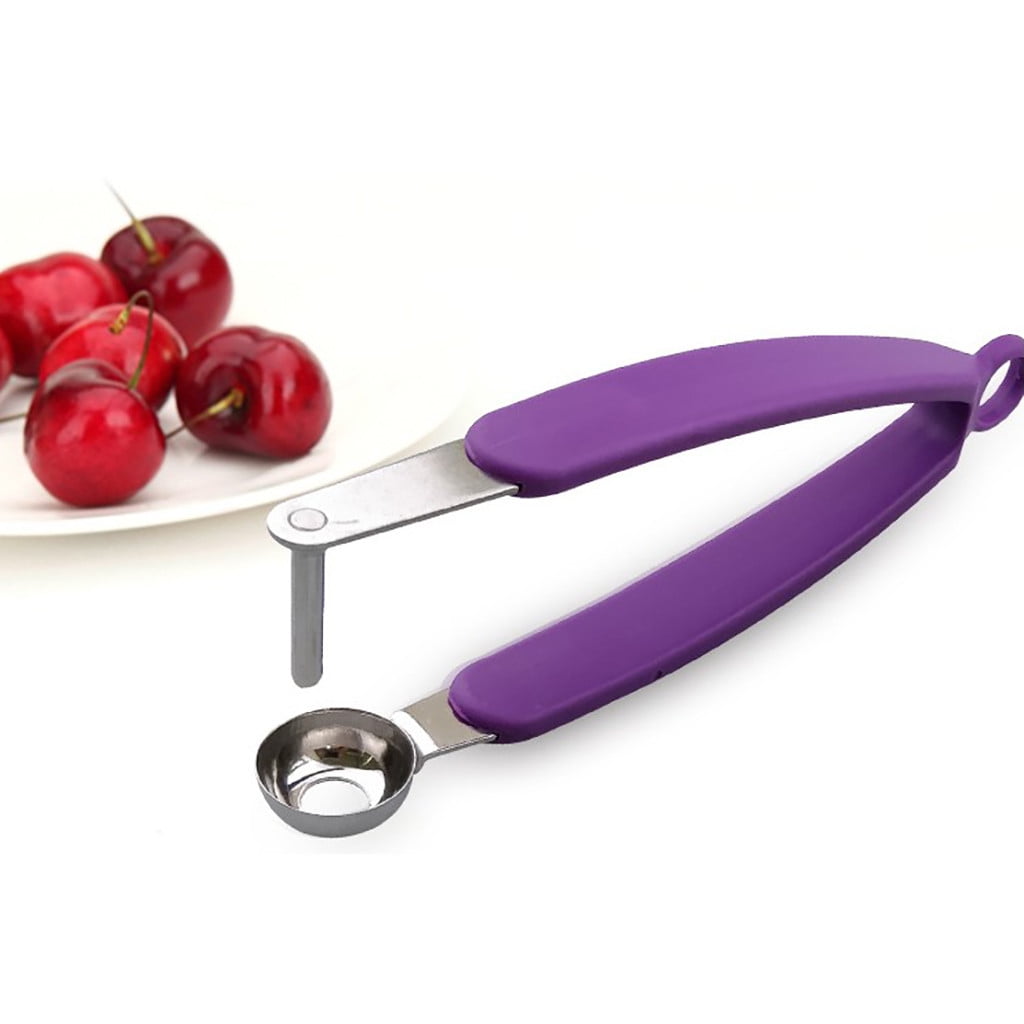Cherry Pitter Stoner Seed and Olive Tool Remover Cherry and Olive Pitter Tool Cherry Pitter and Strawberry Huller Cherry Pit Remover Separator Pitter Utensil Tool Easy Kitchen Tool 