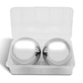 thumbnail image 1 of Bebida de piedras de hielo de acero inoxidable Jugo de vino en forma de bola Cubos de enfriamiento de boda Fiesta de cumpleaños Fiesta de enfriamiento Cocina 2 piezas Inevent HA011792-00B, 1 of 6