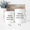 thumbnail image 4 of Skiing Coffee Mug, Ceramic Novelty Coffee Mugs 11oz, 15oz Mug, Tea Cup, Gift Present Mug For Birthday, Christmas Thanksgiving Festival, 4 of 4