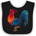thumbnail image 3 of Inktastic Year of the Rooster Boys or Girls Baby Bib, 3 of 4
