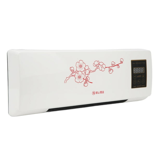 Calentador Eléctrico Portátil, Aire Acondicionado De Pared Con Pantalla Digital De 2000W Para El Hogar
