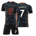 thumbnail image 6 of 2022-2023 Mens/Kids Chelsea Soccer Jerseys Away Kit Fashion Sports T-Shirt Black, 6 of 6
