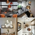 Mordern Style Melt Pendant Light Glass Hanging Light Chandelier for