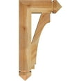 thumbnail image 3 of Ekena Millwork 4"W x 14"D x 26"H Imperial Arts & Crafts Rough Sawn Bracket, Western Red Cedar, 3 of 4