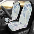 thumbnail image 2 of ZHANZZK Set of 2 Car Seat Covers Seashell Summer Holiday Sea Starfish and Sand Universal Auto Front Seats Protector Fits for Car,SUV Sedan,Truck, 2 of 4