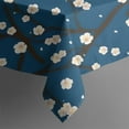 thumbnail image 5 of Pioneer Flower Floral Print Pattern Square Tablecloth,Waterproof Square Table Cover,Wipeable Spillproof Washable Table Cover for Home Kitchen Party Decor 52"x52"(132x132cm), 5 of 6