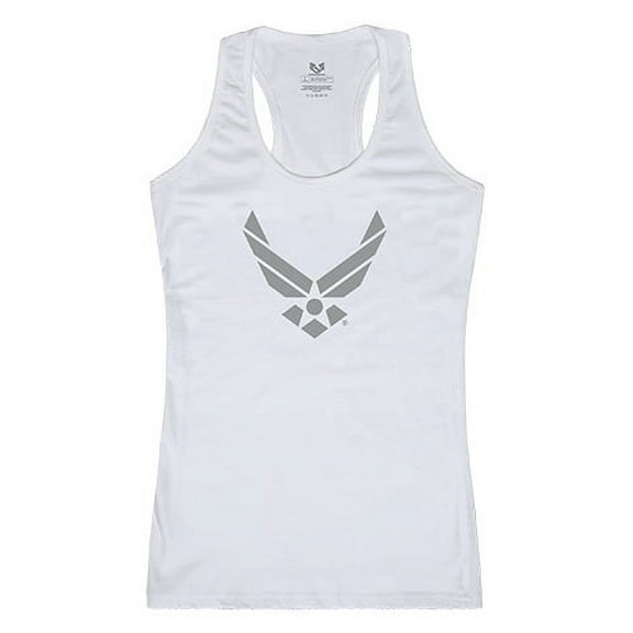 Rapid Dominance  USAF Wing Graphic Tank Top, White - Small
