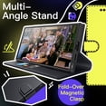 thumbnail image 4 of JETech Wallet Case for Samsung Galaxy S24 Ultra 5G, Shockproof PU Leather Magnetic Flip Cover with Card Holder, Stand Feature and Full Camera Protection (Black), 4 of 6