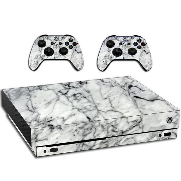 VWAQ Xbox One X Skin Marble White | Vinyl Wrap Decal Cover Sticker Skins - XXGC7
