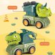 thumbnail image 5 of Vehículo de ingeniería de juguete educativo resistente al desgaste, plástico con forma de dinosaurio, prensa, camión de construcción, juguete para niños, 5 of 5