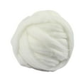 thumbnail image 3 of Hilo grueso y grueso para crochet, hilo tubular jumbo para manualidades, hilo grueso para mechas blanco, 3 of 9