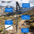 thumbnail image 2 of BN-LINK 2 Pcs Trekking Poles, Lightweight Aluminum Hiking Poles with Anti-Shock & Quick Lock System, Adjustable Telescopic Hiking Sticks for Women, Men, Hiking, Camping, Walking, 2 of 7