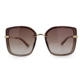 thumbnail image 3 of Polarized Womens 90s Glamour Butterfly Designer Sunglasses All Brown, 3 of 8