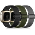 thumbnail image 1 of REQO Bracelets Compatibles avec Fitbit Versa 3/4 et Sense/Sense 2, Bracelets de Sport en Tissu Extensible Ajustable pour Hommes et Femmes, 1 of 7