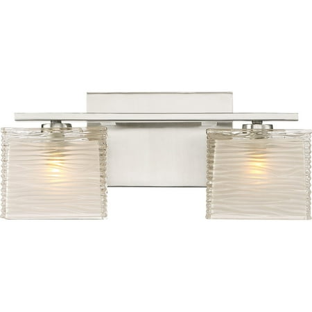 

Quoizel Westcap 2-Light 7 Bathroom Vanity Light in Brushed Nickel