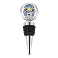 thumbnail image 1 of Peking Opera Head Colorful Baizitu Bottle Stopper Stainless Steel Rubber Reusable, 1 of 4