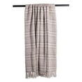 thumbnail image 2 of DII Beige Striped Cotton, Sherpa, Fleece Throws, 60" x 50", 2 of 8