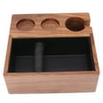 thumbnail image 1 of Espresso Coffee Tamping Station, 4 In1 Walnut Espresso Knock Box Tamper Holder Coffee Tamper Station, Espresso Accessories Organizer for Espresso Tamper, Portafilter, 1 of 8