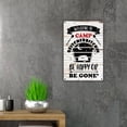 thumbnail image 3 of QIONGQI Funny Welcome to Camp Metal Tin Sign Wall Decor Farmhouse Rustic Camping Signs with Sayings for Home Camper Room Decor Gifts (Wooden Style), 3 of 8
