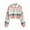 Gray, variant on Striped Crop Tops Women Teens Colorful Button Collar Long Sleeve Loose Pullover Sweatshirt Tee Shirt Sports Casual (Medium, Purple 01)