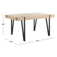 thumbnail image 5 of SAFAVIEH Alyssa Mid-Century Dining Table, Multi/Brown, 5 of 8