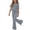 Gray, variant on Girls Summer Outfit Sets Size 10-12, Printed Short Sleeve Casual Kids' Clothing Sets Girls' 2 Piece Sets Hot Pink Size 10