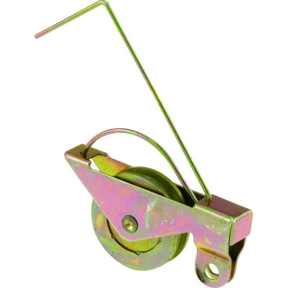 Spring Tension Roller Assembly, 1 in. Outside Diameter, Concave Edge, Steel Ball Bearing (2-pack)