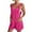 Pinks, variant on Dressy Rompers for Women 2025 New Women Summer Overalls Shorts Loose Fitted Sleeveless Knot Strap Short Romper Jumpsuits with Pockets Brown XXL